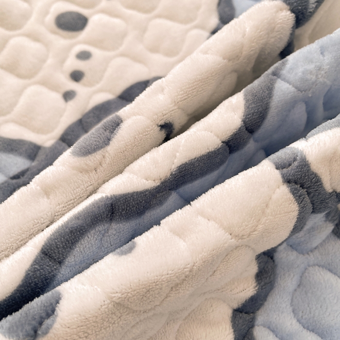 91家纺网 家纺一手货源 找家纺 澳梵家居 2022新款牛奶绒花边床笠三件套 多多熊