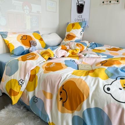 91家纺网 家纺一手货源 找家纺 （总）红馆 2022新款12868全棉系列印花四件套