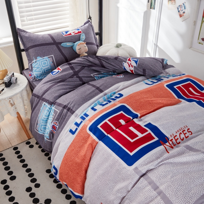 91家纺网 家纺一手货源 找家纺 乐居坊 2022新款芦荟棉上下铺学生床三件套四件套 天使之城