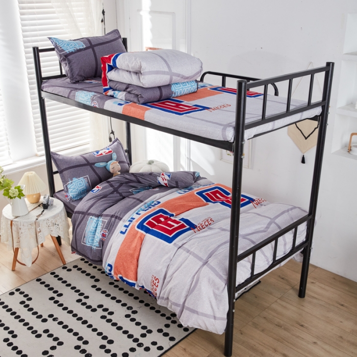 91家纺网 家纺一手货源 找家纺 乐居坊 2022新款芦荟棉上下铺学生床三件套四件套 天使之城