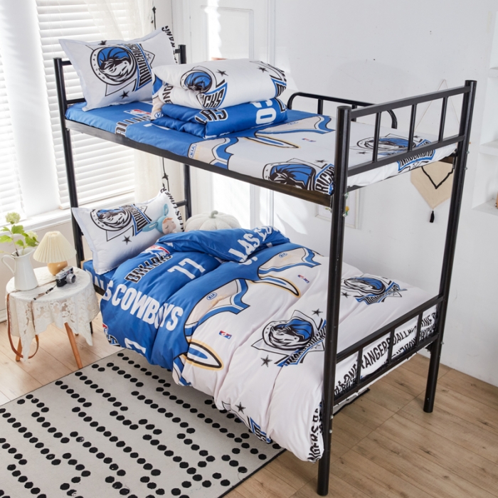 91家纺网 家纺一手货源 找家纺 乐居坊 2022新款芦荟棉上下铺学生床三件套四件套 未来之星