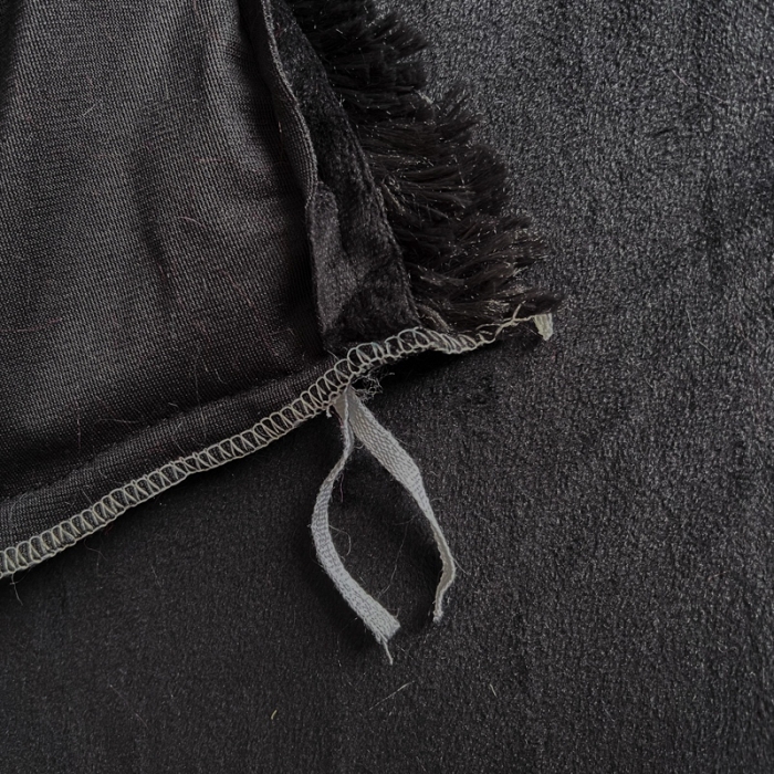 91家纺网 家纺一手货源 找家纺 邦妮家纺 2024新款云貂绒纯色四件套 黑色