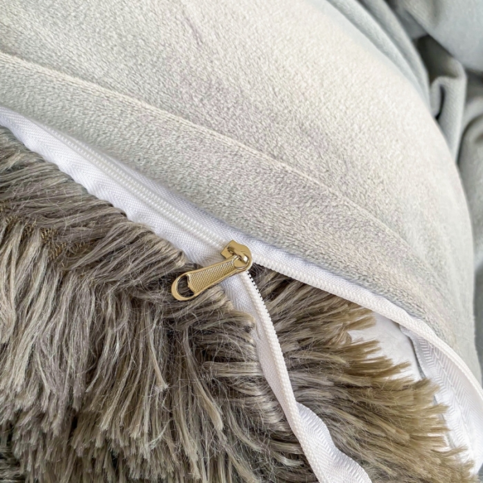 91家纺网 家纺一手货源 找家纺 邦妮家纺 2024新款云貂绒纯色四件套 灰色