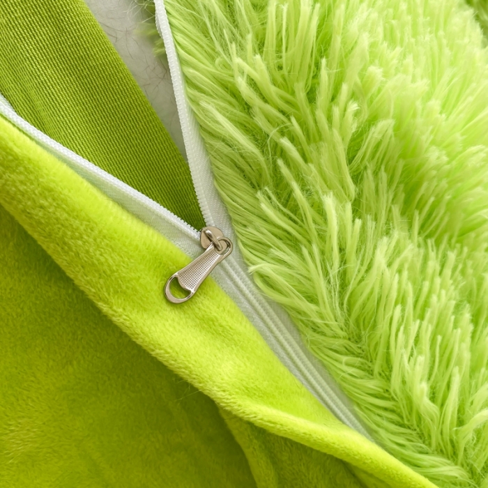 91家纺网 家纺一手货源 找家纺 邦妮家纺 2024新款云貂绒纯色四件套 绿色