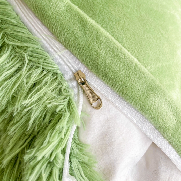 91家纺网 家纺一手货源 找家纺 邦妮家纺 2024新款云貂绒纯色四件套 牛油果