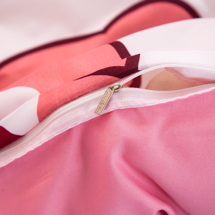 91家纺网 家纺一手货源 找家纺 乐居坊 2022新款芦荟棉印花四件套 草莓熊