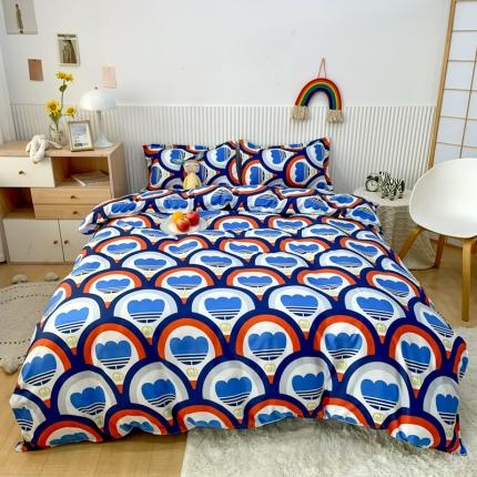 乐居坊 2022新款芦荟棉印花四件套 完美人生