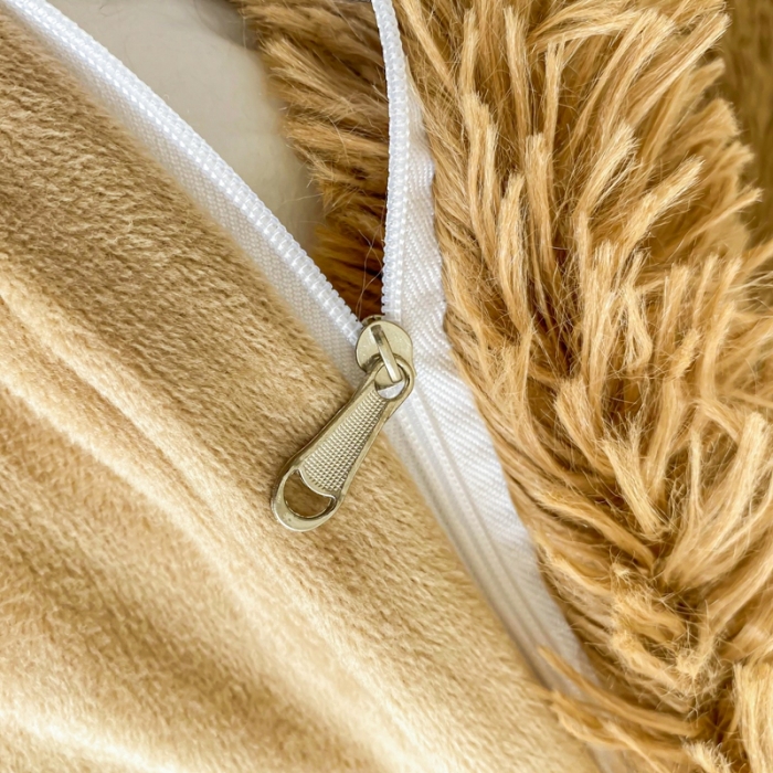 91家纺网 家纺一手货源 找家纺 邦妮家纺 2024新款云貂绒纯色四件套 棕色