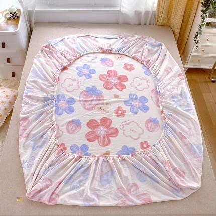 91家纺网 家纺一手货源 找家纺 （总）金鑫汇 2022新款牛奶绒四件套系列-单床笠