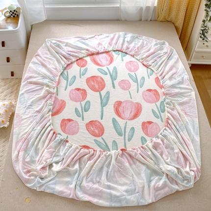 91家纺网 家纺一手货源 找家纺 （总）金鑫汇 2022新款牛奶绒四件套系列-单床笠