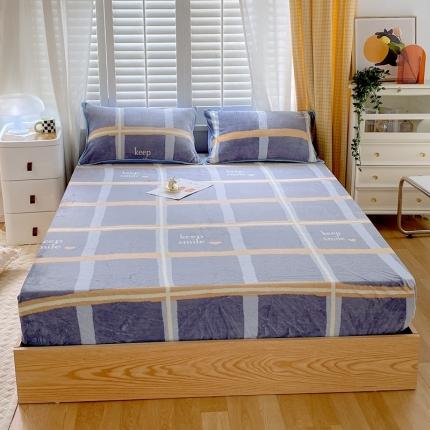 91家纺网 家纺一手货源 找家纺 （总）金鑫汇 2022新款牛奶绒四件套系列-单枕套