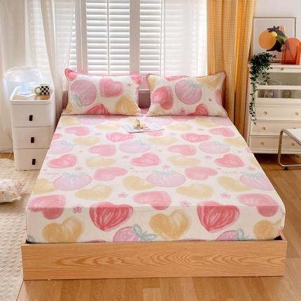 91家纺网 家纺一手货源 找家纺 （总）金鑫汇 2022新款牛奶绒四件套系列-单枕套