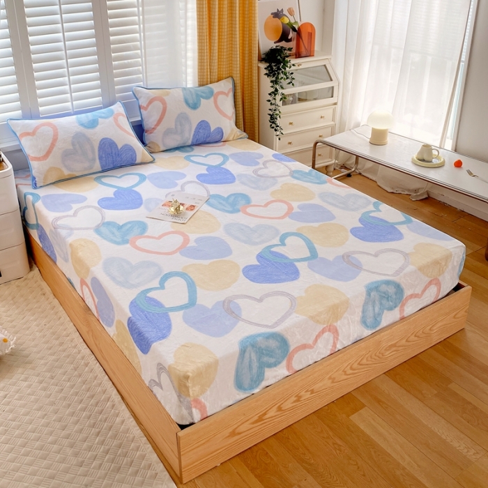 91家纺网 家纺一手货源 找家纺 （总）金鑫汇 2022新款牛奶绒四件套系列-单枕套