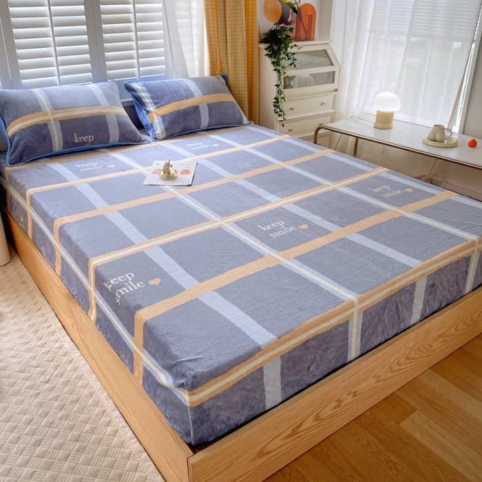 91家纺网 家纺一手货源 找家纺 金鑫汇 2022新款牛奶绒四件套系列-单枕套 初遇