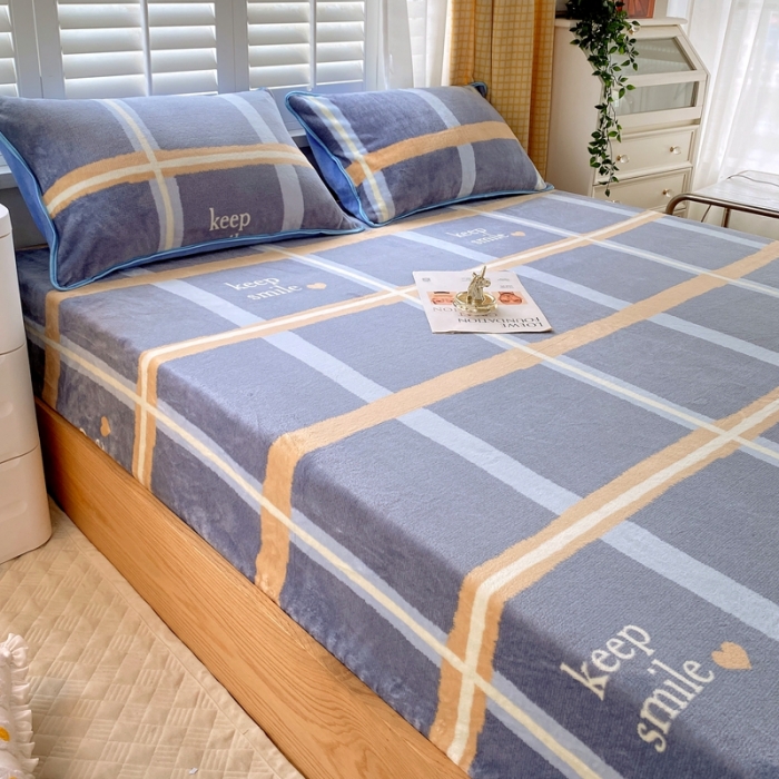 91家纺网 家纺一手货源 找家纺 金鑫汇 2022新款牛奶绒四件套系列-单枕套 初遇