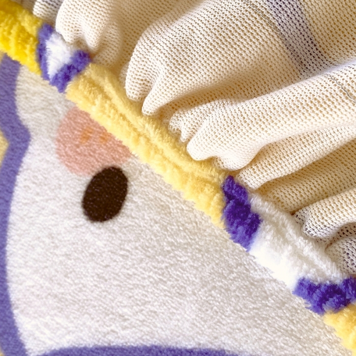 91家纺网 家纺一手货源 找家纺 金鑫汇 2022新款牛奶绒四件套系列-单枕套 欢乐鸭-黄