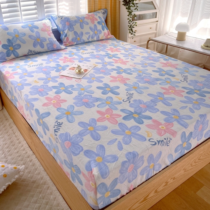 91家纺网 家纺一手货源 找家纺 金鑫汇 2022新款牛奶绒四件套系列-单枕套 情人恰恰