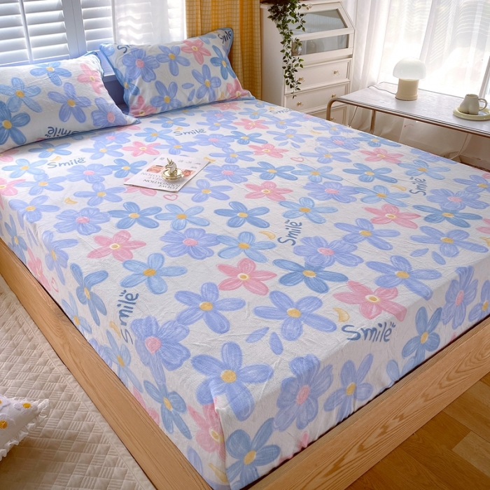 91家纺网 家纺一手货源 找家纺 金鑫汇 2022新款牛奶绒四件套系列-单枕套 情人恰恰