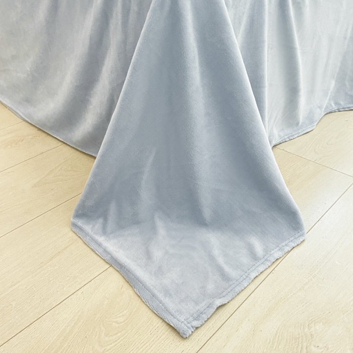 91家纺网 家纺一手货源 找家纺 川悦生活 2022新款韩版花边牛奶绒四件套 波浪舞花边