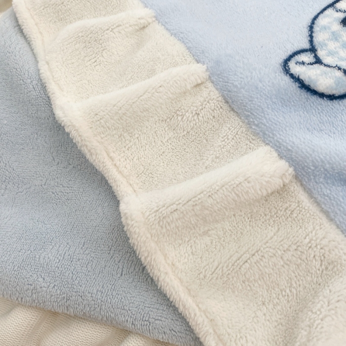 91家纺网 家纺一手货源 找家纺 川悦生活 2022新款韩版花边牛奶绒四件套 嗨皮熊花边