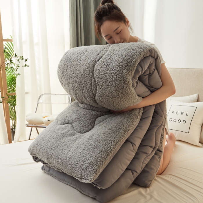 91家纺网 家纺一手货源 找家纺 (总）畅销被业 2021新款羊羔绒冬被