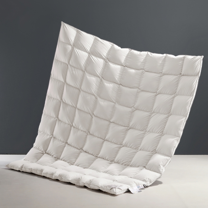 91家纺网 家纺一手货源 找家纺 俏企鹅 2025新款糥棉95羽绒被被子被芯 贵族白