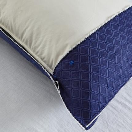 91家纺网 家纺一手货源 找家纺 （总）2022年纯棉三层纱布毛巾绣花卡扣式魔术枕素色半包枕套