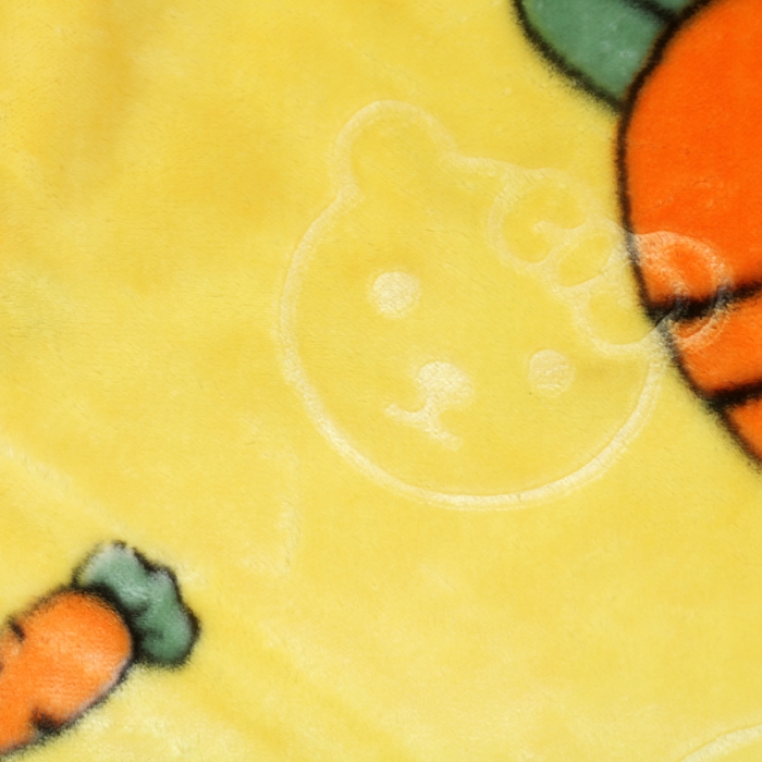 91家纺网 家纺一手货源 找家纺 升级云毯儿童毯婴儿宝宝毯空调毯午睡毯幼儿园双层毛毯 大白-黄