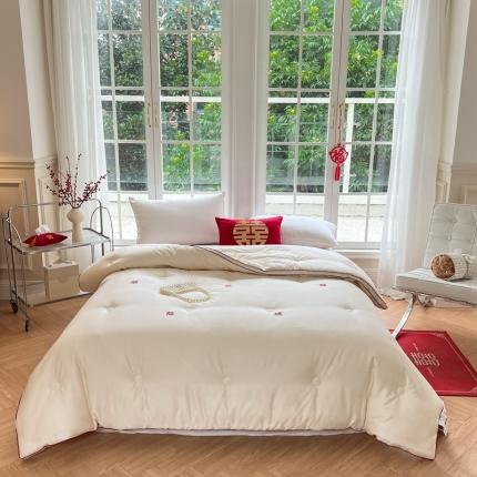 91家纺网 家纺一手货源 找家纺 （总）本希 2022新款80s匹马棉大提花被芯