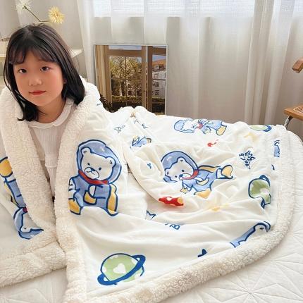 91家纺网 家纺一手货源 找家纺 (总）嗨生活 2023新款秋冬多功能羊羔毛牛奶绒毛毯被套毯