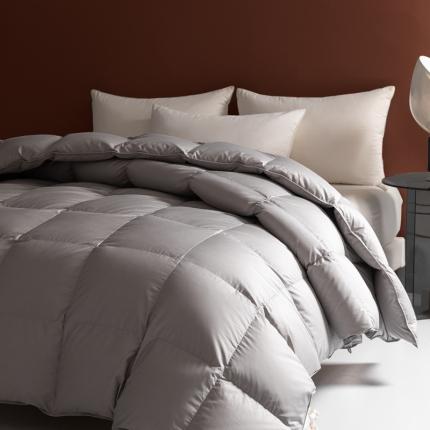 91家纺网 家纺一手货源 找家纺 （总）朵美 2022新款纯色白鹅绒被基本款