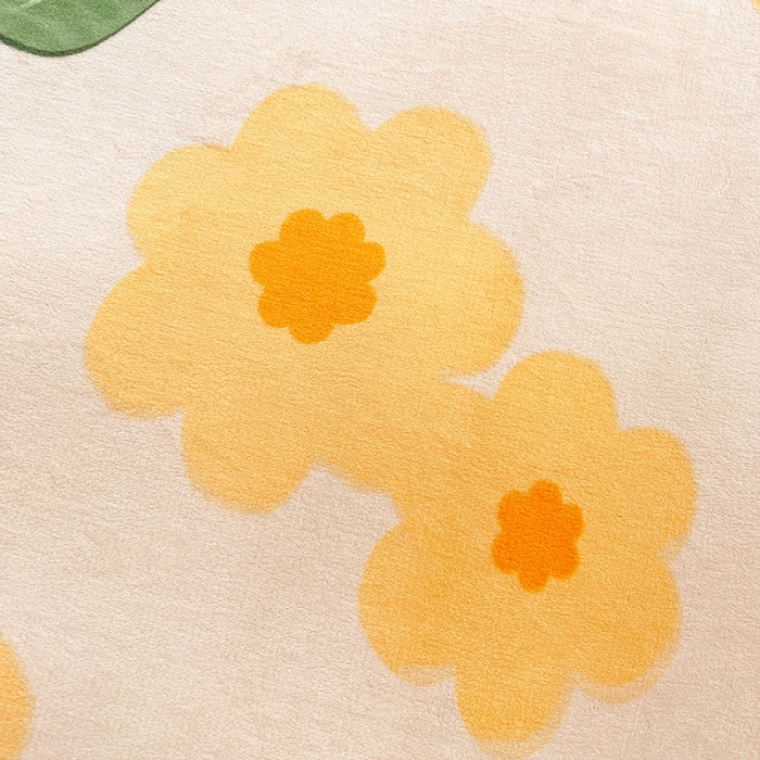 91家纺网 家纺一手货源 找家纺 慕尚 2022新款牛奶绒保暖单被套 小黄花