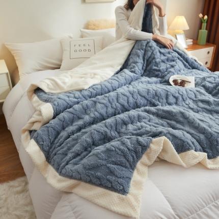 91家纺网 家纺一手货源 找家纺 （总）吾秀家居 2022新款贝贝绒双层舒棉毯