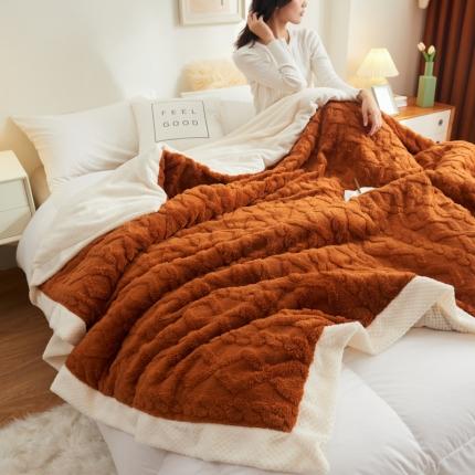 91家纺网 家纺一手货源 找家纺 （总）吾秀家居 2022新款贝贝绒双层舒棉毯