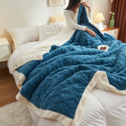 91家纺网 家纺一手货源 找家纺 （总）吾秀家居 2022新款贝贝绒双层舒棉毯