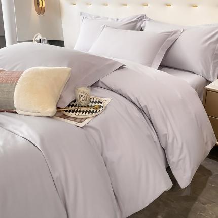 91家纺网 家纺一手货源 找家纺 （总）DC 2024新款全棉磨毛系列纯色四件套