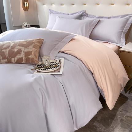 91家纺网 家纺一手货源 找家纺 （总）DC 2024新款全棉磨毛系列双拼四件套