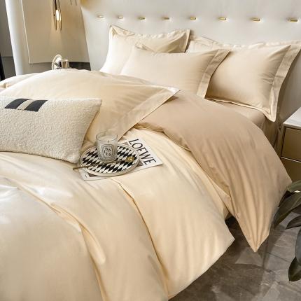 91家纺网 家纺一手货源 找家纺 （总）DC 2024新款全棉磨毛系列双拼四件套