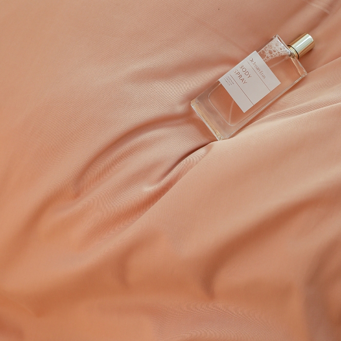 91家纺网 家纺一手货源 找家纺 沐白家纺 2022精梳火山全棉小磨毛纯色系列-单品被套 奶油咖丨初恋粉