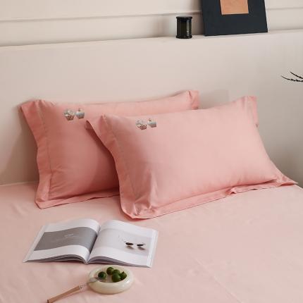 91家纺网 家纺一手货源 找家纺 （总）沐白家纺 2022精梳火山全棉小磨毛纯色-单品枕套