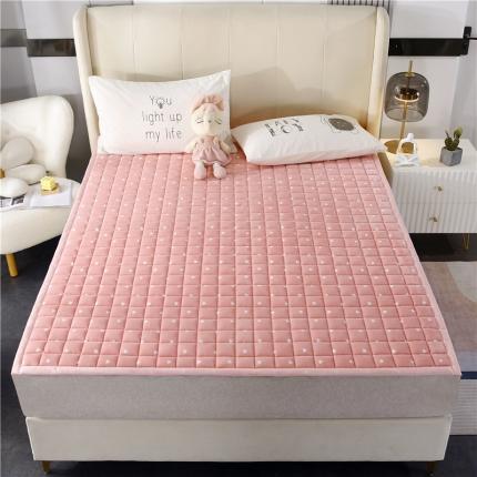 91家纺网 家纺一手货源 找家纺 东宇 2022新款直播供货A类母婴级高克重宝宝绒床垫甜蜜心情