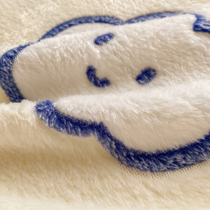 91家纺网 家纺一手货源 找家纺 慕尚 2022新款加厚保暖雪花绒床笠 动物巴士