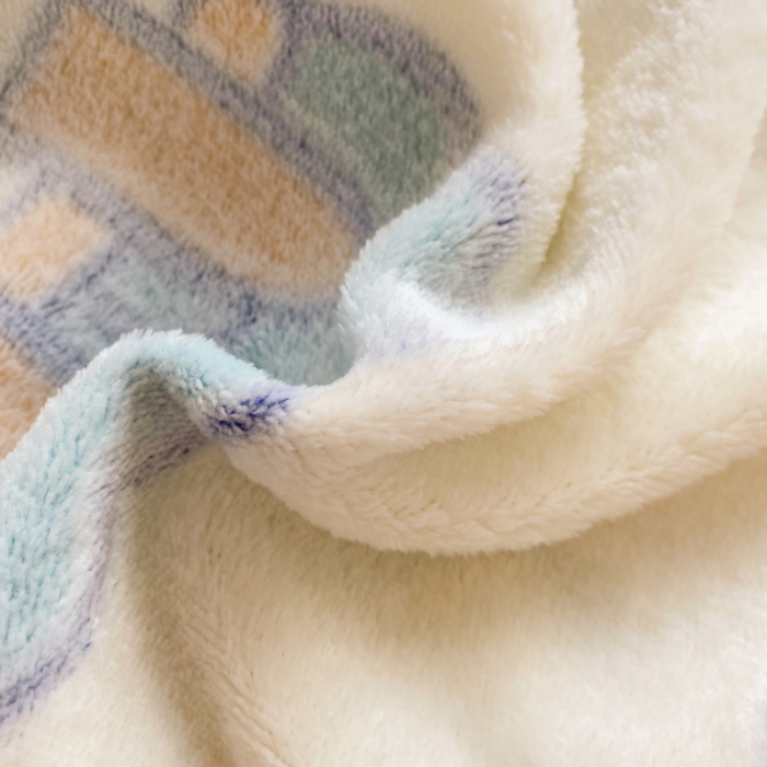 91家纺网 家纺一手货源 找家纺 慕尚 2022新款加厚保暖雪花绒床笠 动物巴士