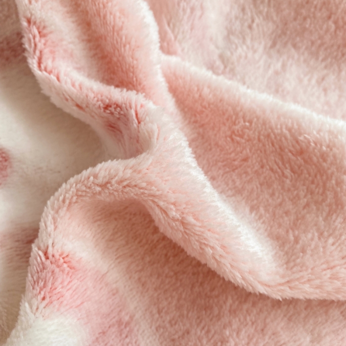 91家纺网 家纺一手货源 找家纺 慕尚 2022新款加厚保暖雪花绒床笠 花花小兔