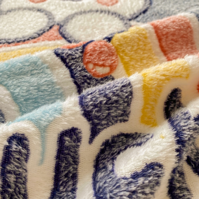 91家纺网 家纺一手货源 找家纺 慕尚 2022新款加厚保暖雪花绒床笠 幸运小熊