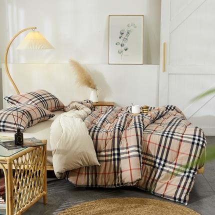 91家纺网 家纺一手货源 找家纺 鑫棉坊2022新款水洗色织夏被春秋被冬被 宝莉