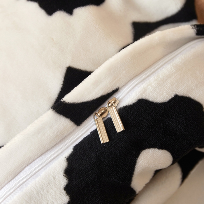 91家纺网 家纺一手货源 找家纺 怡家居 2022秋冬高克重牛奶绒印花四件套 艾西