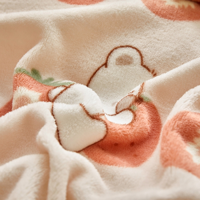 91家纺网 家纺一手货源 找家纺 怡家居 2022秋冬高克重牛奶绒印花四件套 甜蜜蜜