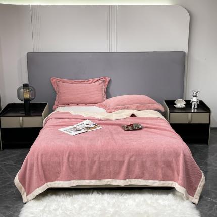 91家纺网 家纺一手货源 找家纺 （总）网客家纺 2024新款毛茸绒复合毯