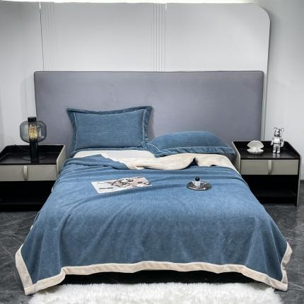 91家纺网 家纺一手货源 找家纺 （总）网客家纺 2024新款毛茸绒复合毯